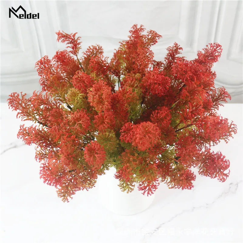 Искусственная сосна пластиковая трава украшение для балкона Искусственные