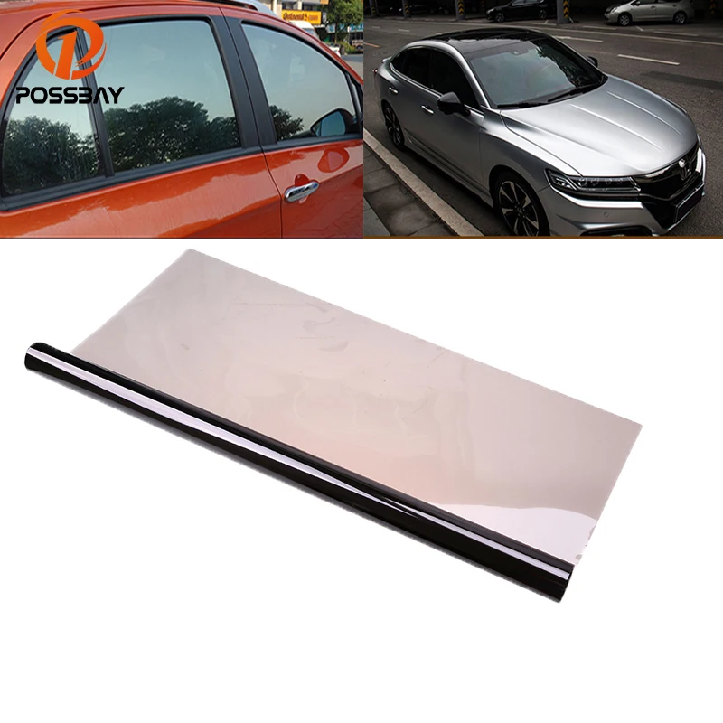 

POSSBAY VLT 50% Car Window Tint Film Window Foils Solar Protection UV-proof Car Home Glass Explosion-proof Window Tinting 0.5*6M