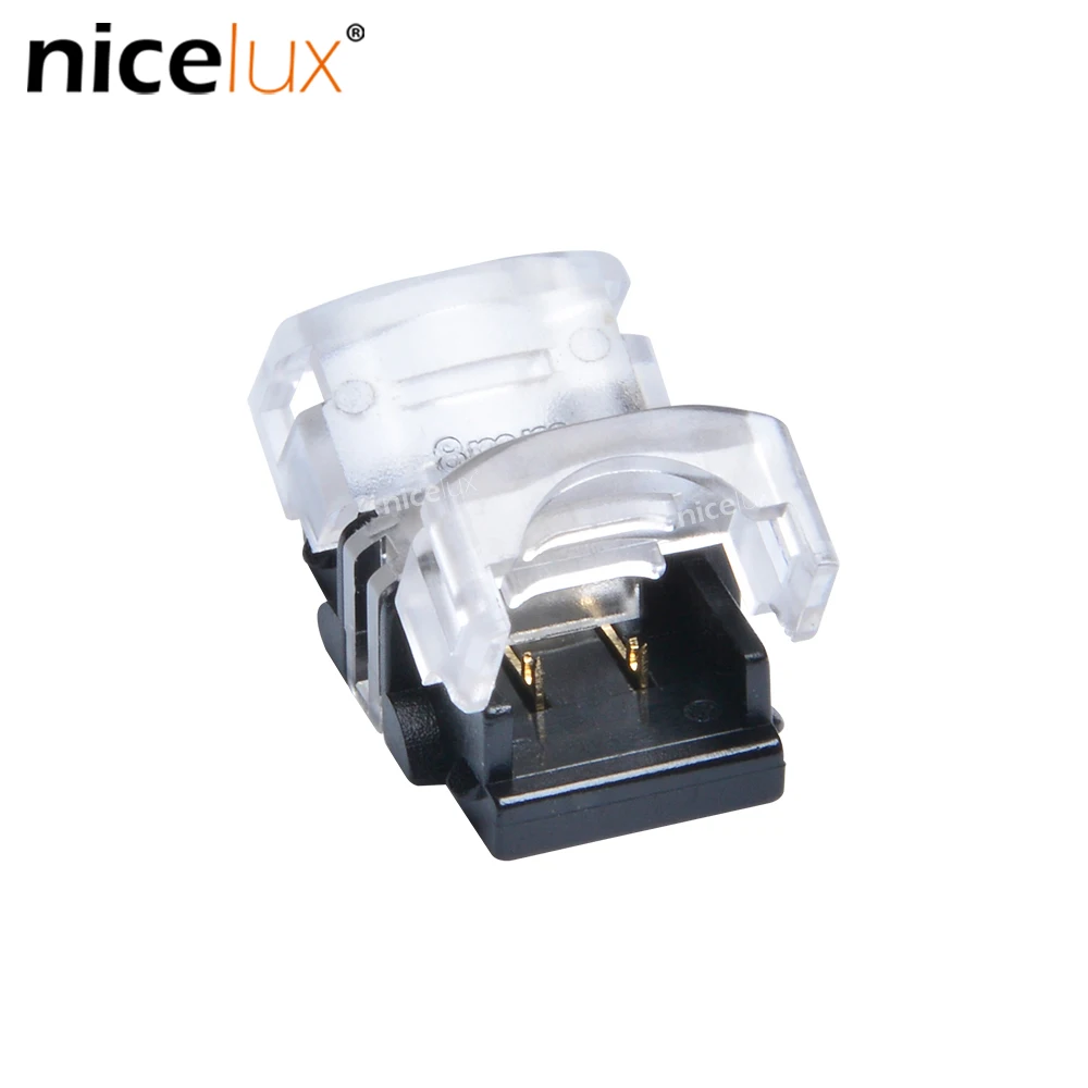 10 шт. 2 контактная Светодиодная лента для соединения коннектора 8 мм SMD 2835 3528 3014 IP65