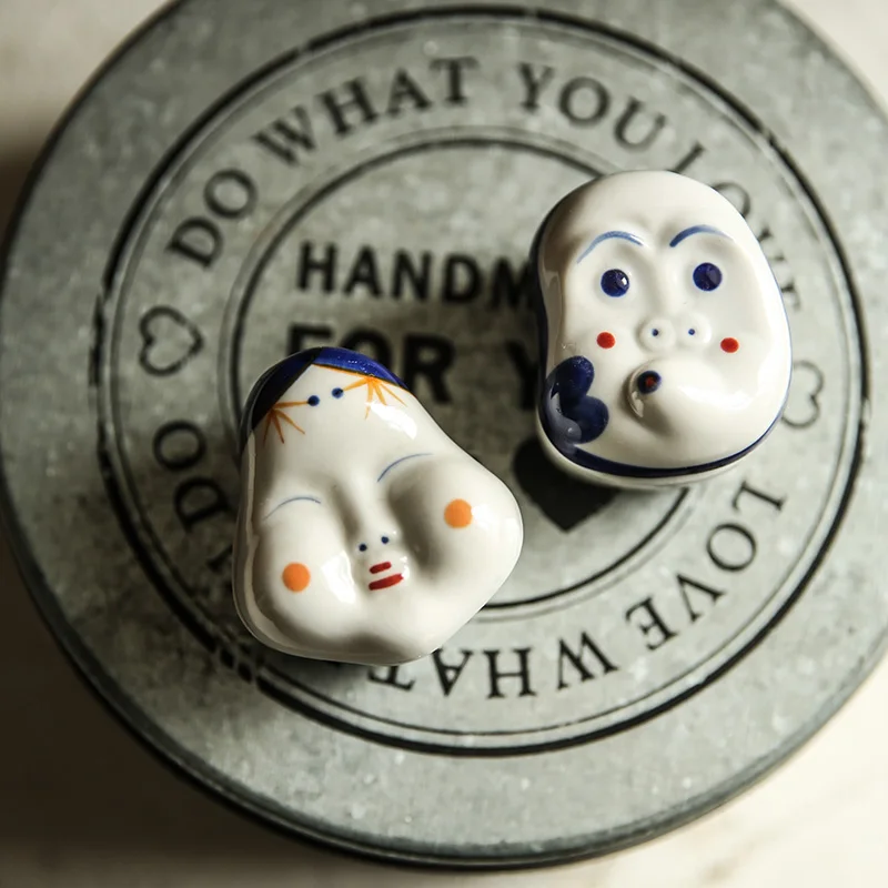 Керамическая кружка с маской тарелка для соуса в японском стиле васаби диспенсер