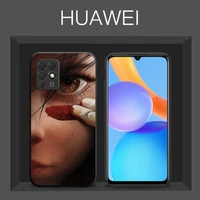 alita battle angel movie science fiction phone case black color for huawei p40 p30 p20 pro mate 20 lite honor 10 10i 9x 8a 8x