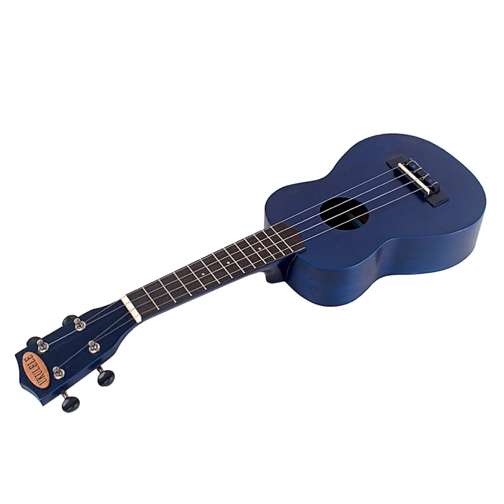 

Inch Acoustic Ukulele Uke 4 Strings Hawaii Guitar Guitarra Musica Instrument for Kids and Beginner Dark Blue