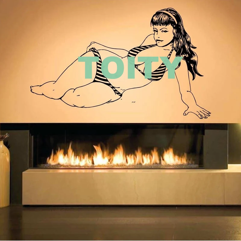 29 дизайнов Горячая сексуальная девушка Наклейка на стену Pin Up плакат Красивая Женская тела виниловая наклейка домашний декор интерьера в общежитии художественная Фреска