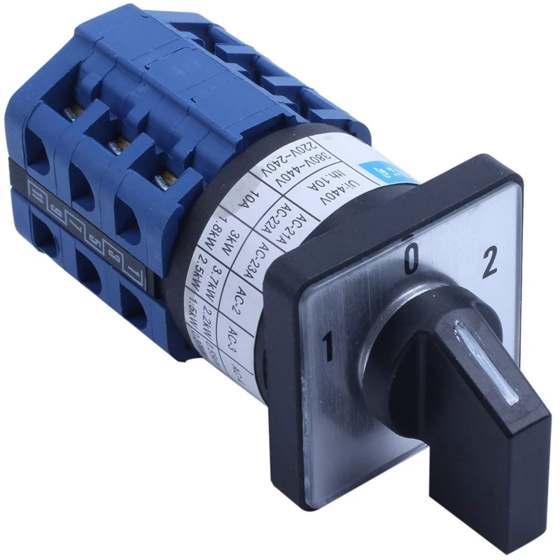 660V 10A 3 позиции три полюса поворотный кулачок универсальный