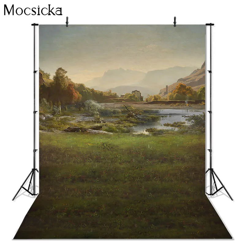 

Mocsicka Spring Forest Painting Photography Backdrop Baby Child Maternity Artistic Portrait Background Rural Photo Studio