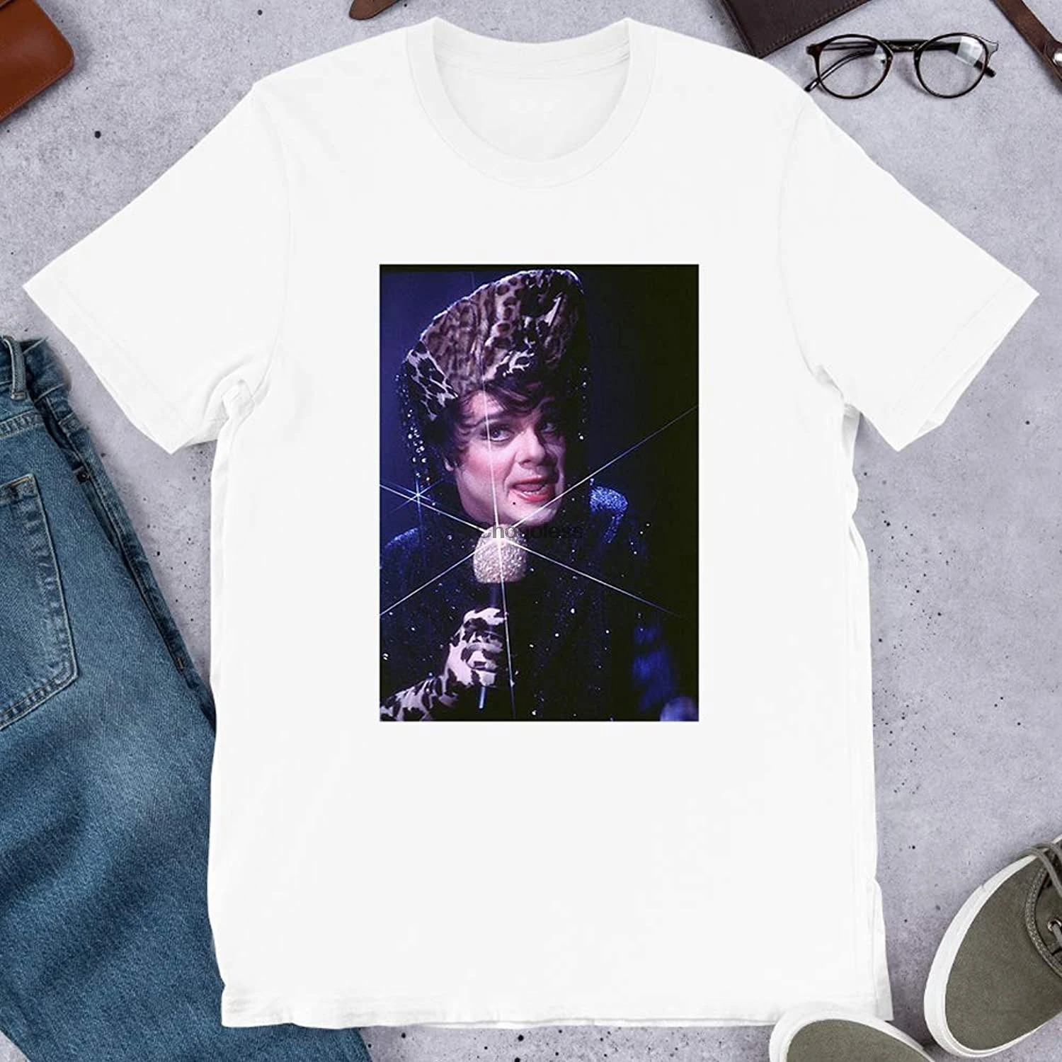 Фотографическая футболка с изображением птичьей клетки старины 90-х американской