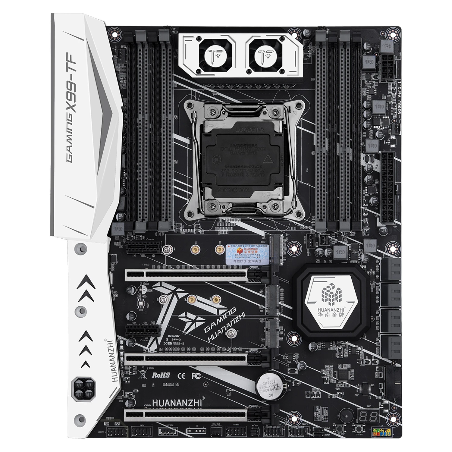 Материнская плата Huananzhi X99TF с Xeon E5 2678 V3 USB 3 0 SATA 4 канала Turbo Boost M.2 NVME для процессора