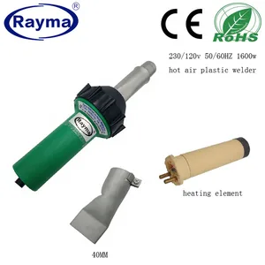 rayma brand 230110 v 1600w 50 60hz hot air gun plastic welding gun for soldering iron flat nozzle wholesale price free global shipping