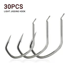 Металлические крючки для морской рыбалки, 30 шт.