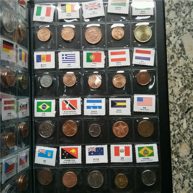 

Beautiful world coins, coin brochures