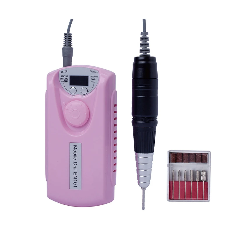 Евро вилка перезаряжаемая дрель для ногтей портативная педикюрная машинка