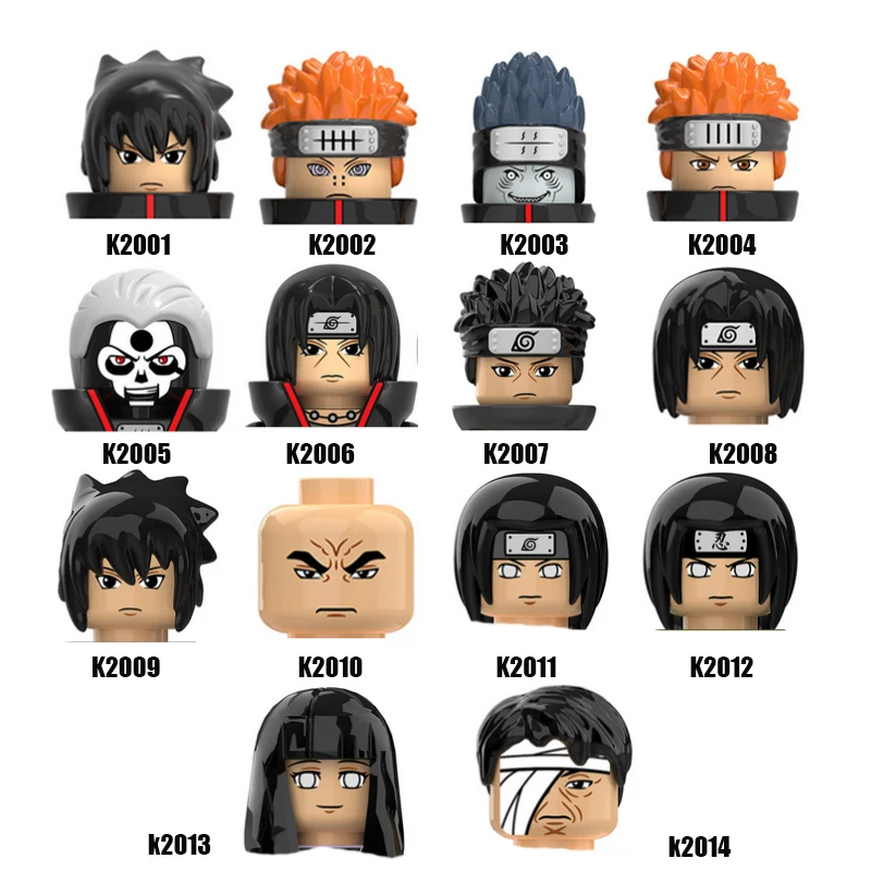 Конструктор KDL801 802 Narutos фигурки аниме Hatake Tobi Uzumaki Uchicha Jiraiya Uchiha развивающие игрушки