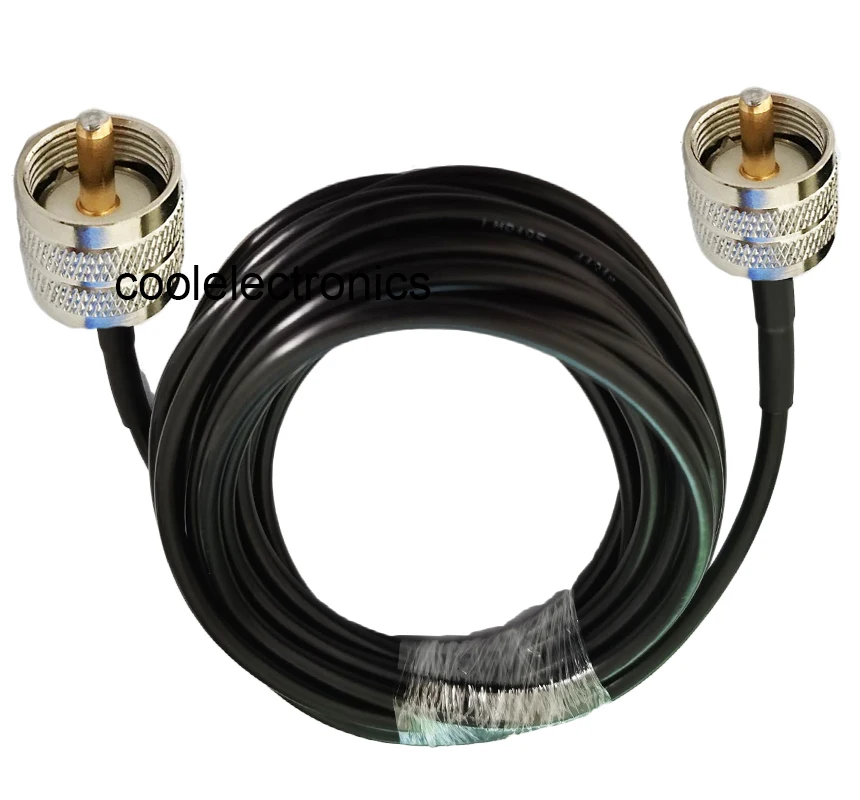 Коаксиальный кабель UHF PL259 RF коаксиальный LMR195 50 Ом см 1 м 2 3 5 10 15 20 30 м|cable 5m|uhf male