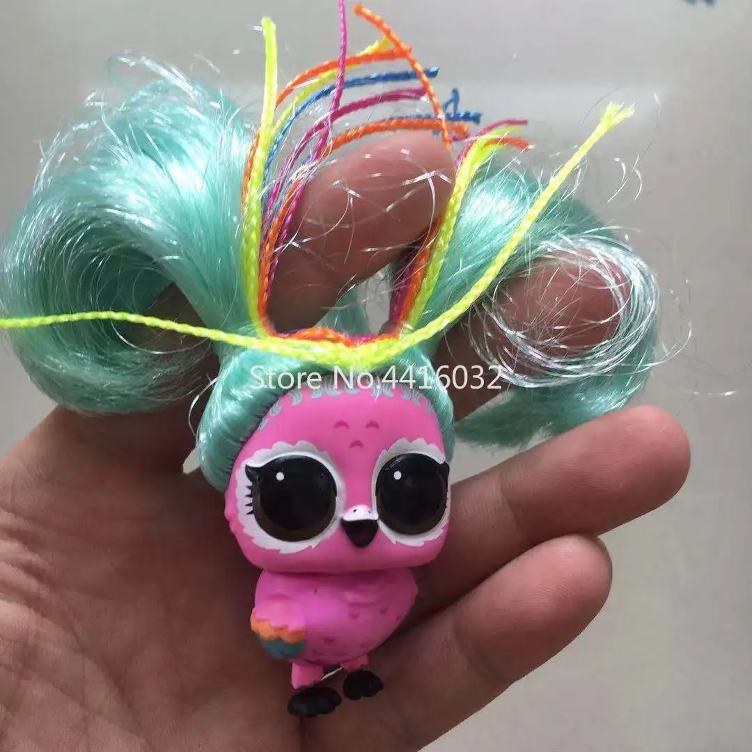 1 шт. оригинальные светящиеся питомцы с волосами для кукол сестры Unipony Dog Cat Rabbit 3-6