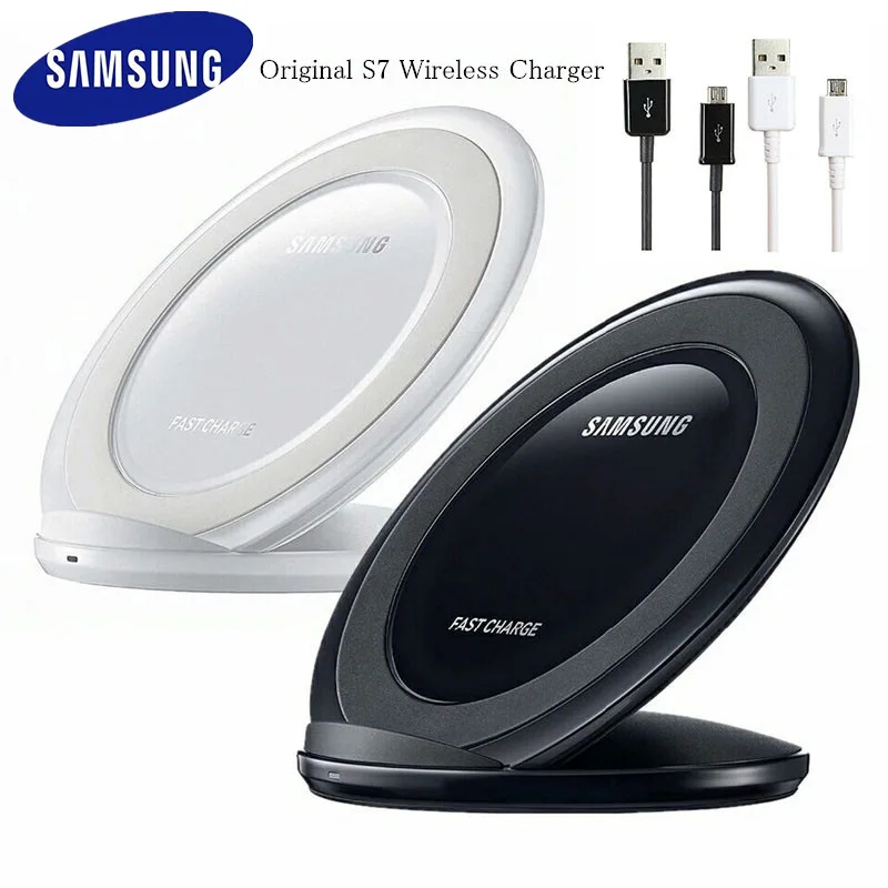 Оригинальная Беспроводная зарядная подставка Samsung для быстрой - Цена: 901.67