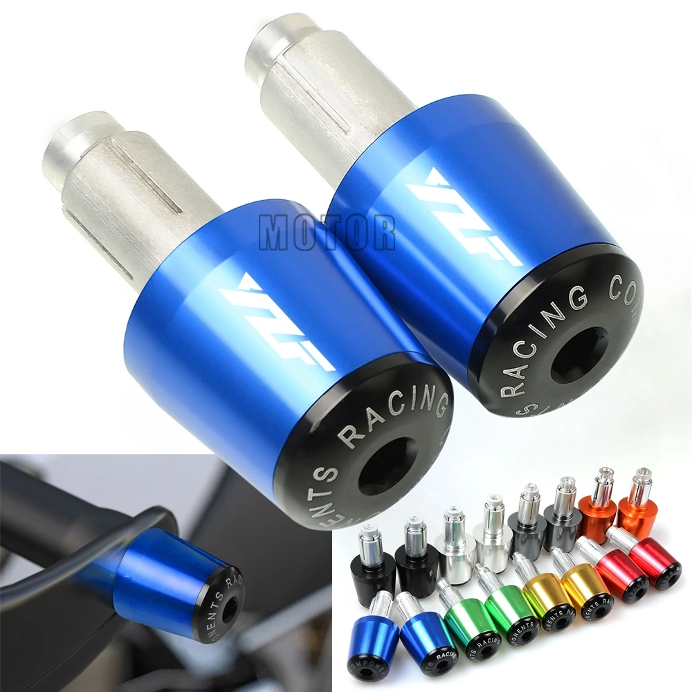 

For Yamaha YZF R1/R1M/R1S/R3/R6/R15/R25 Motorcycle Universal 7/8"22mm Aluminum Handlebar Grips Cap Hand Bar Ends Handle Plugs