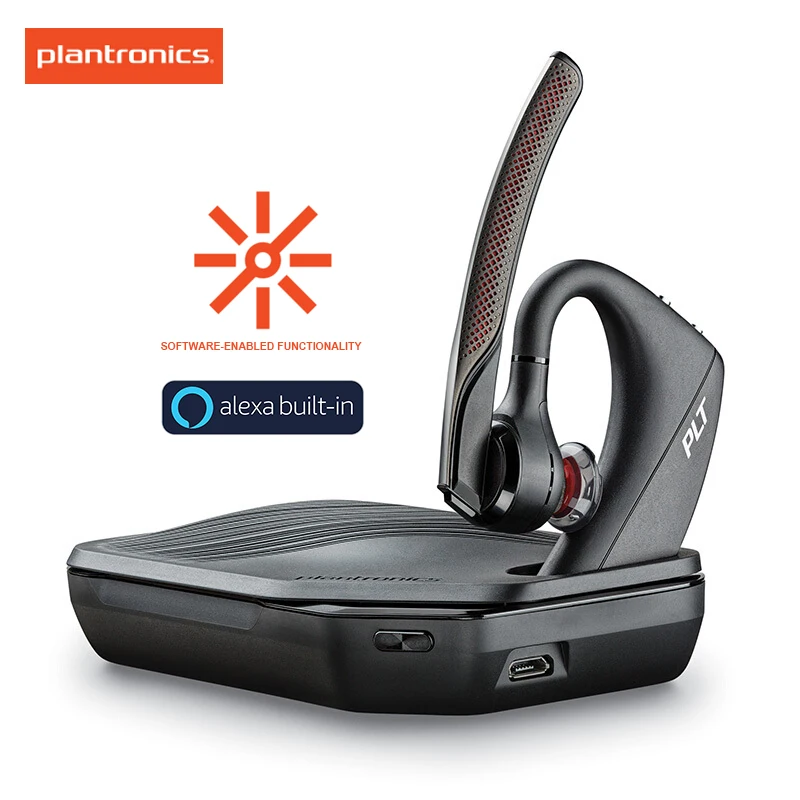 Беспроводная Bluetooth гарнитура Plantronics Voyager 5200/5210 с шумоподавлением технология