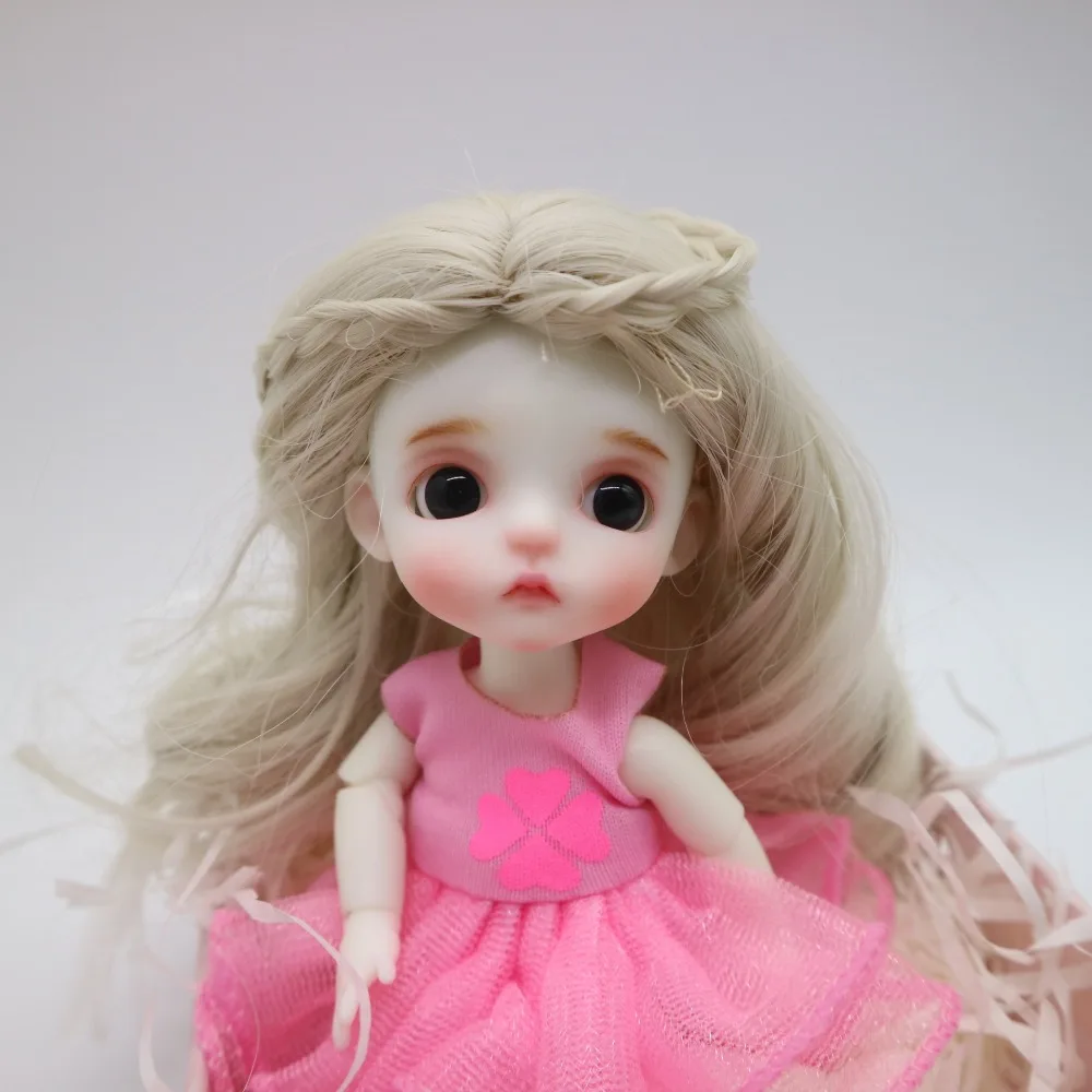 15 см BJD 1/8 кукла суставная Смола включает глаза одежда парики