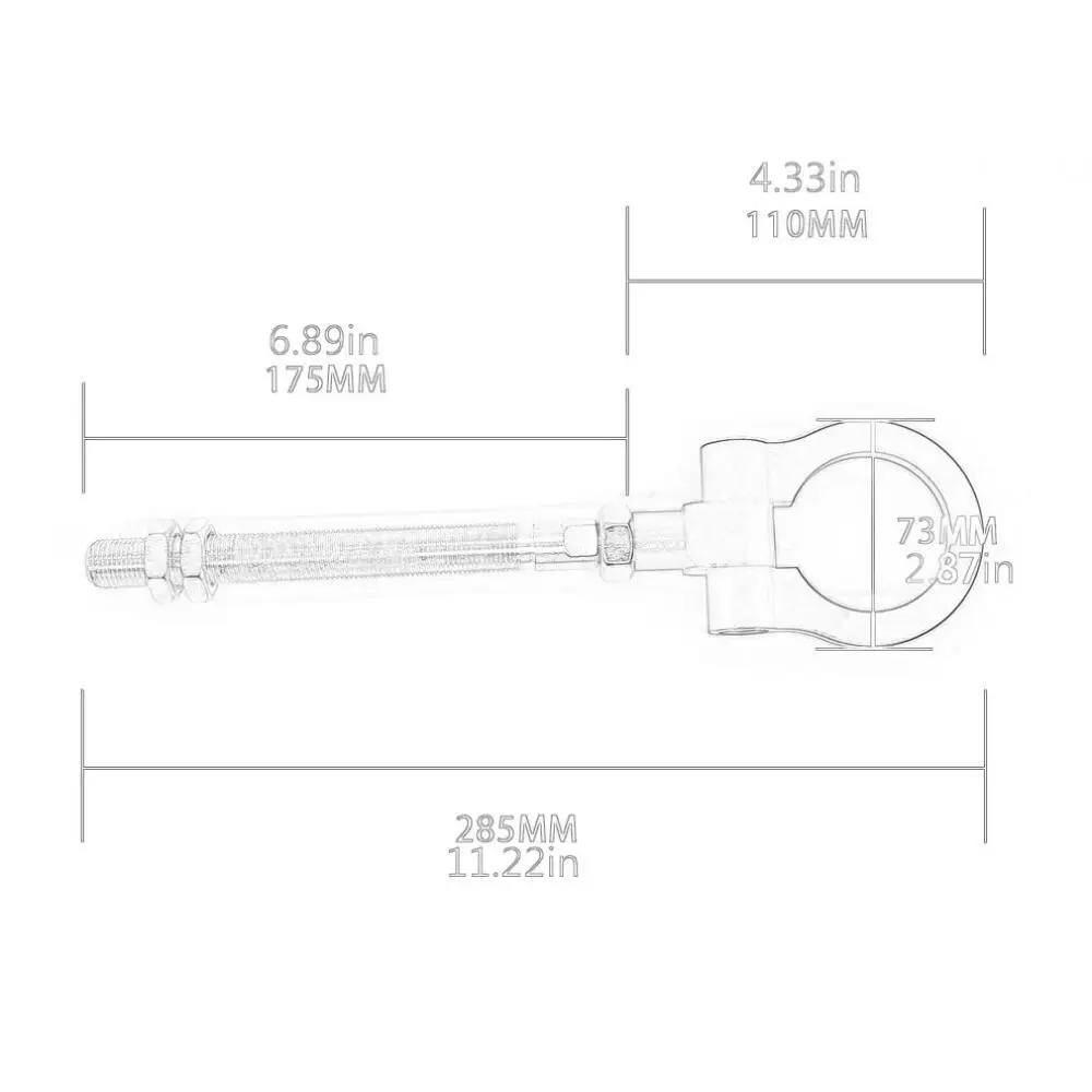 

Fashion Car Modified Trailer Hook Car Exterior Decoration Aluminum Alloy Trailer Ring Strong Towing Capacity