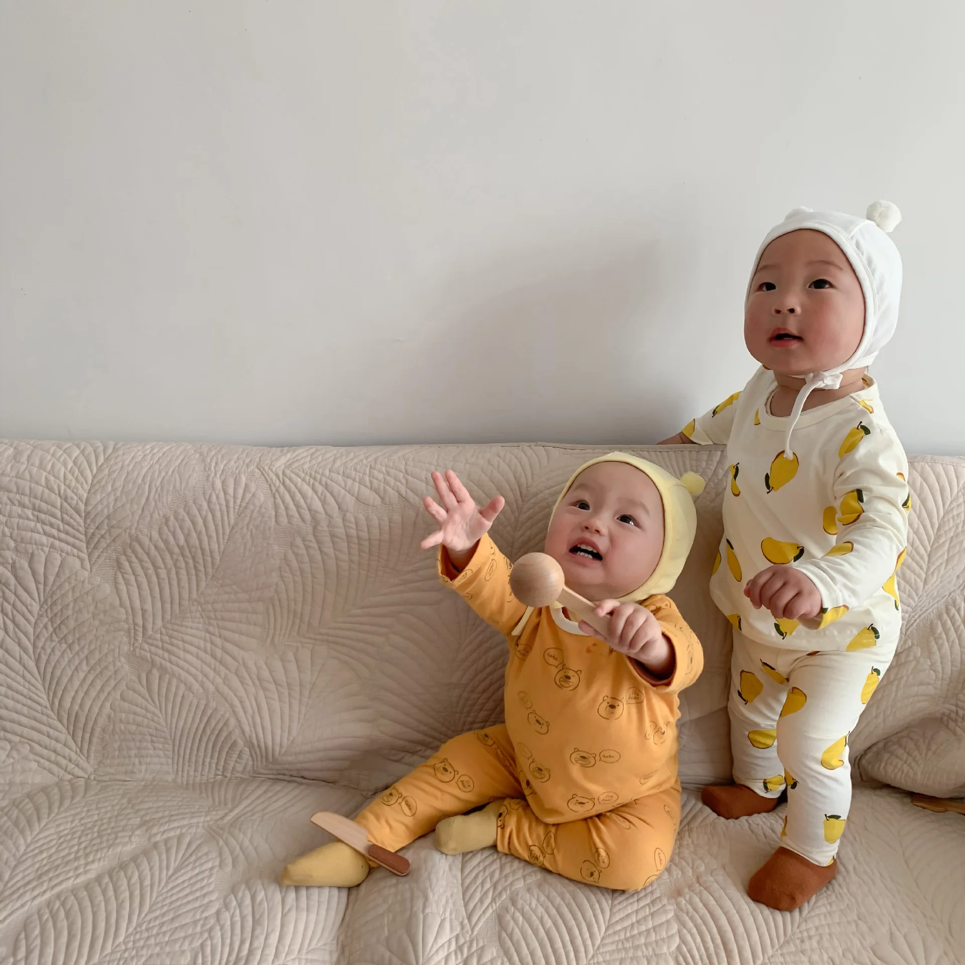 

Children Baby Boys Girls Set Cotton Newborn Autumn Spring Fall Clothes Cartoon Toddler Suits Homewear for 0-2Y Baby Pajama Set
