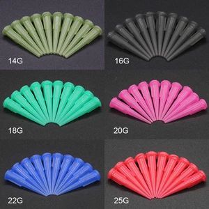 100 шт. 14-25 г TT Ассорти пластиковые конические иглынаконечники набор наконечников