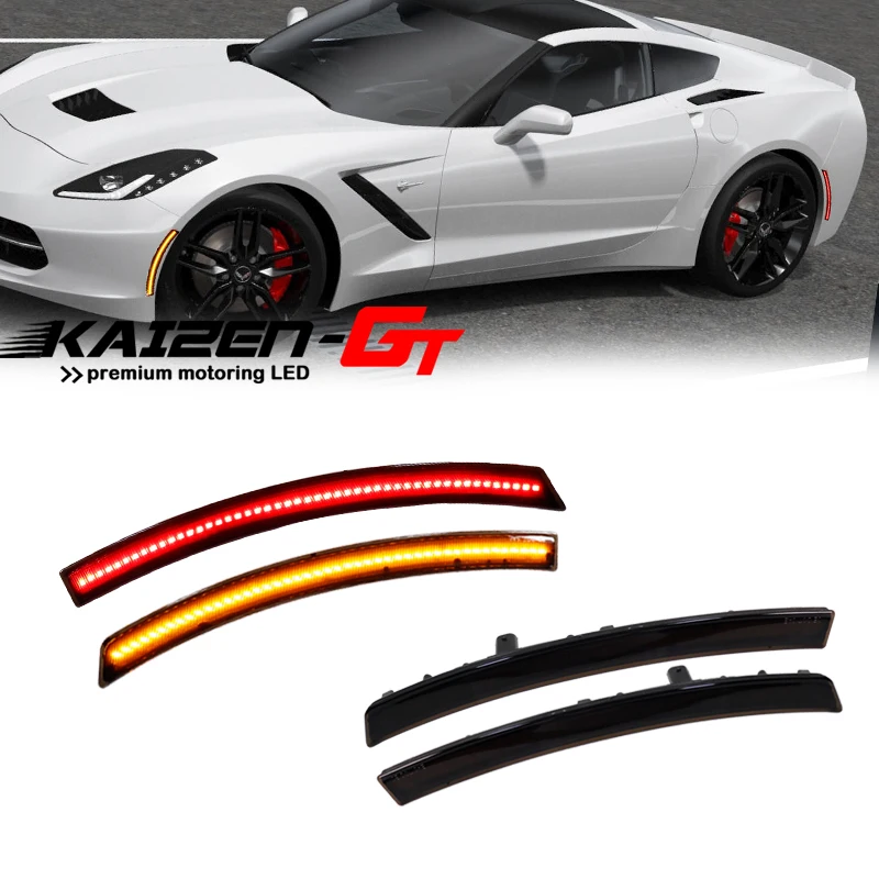 Без ошибок дымчатые линзы передние желтые задние красные автомобильные фонари