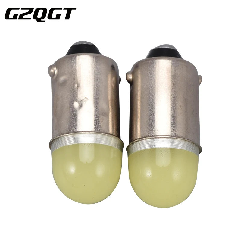 1x BA9S T4W 363 1895 233 Мини супер яркий круглый 3D COB LED чистый белый автомобильный номерной