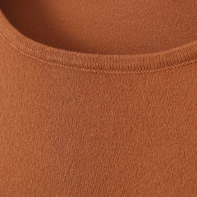 Женское платье с круглым вырезом Bazaleas винтажное зеленое трикотажное мини-платье