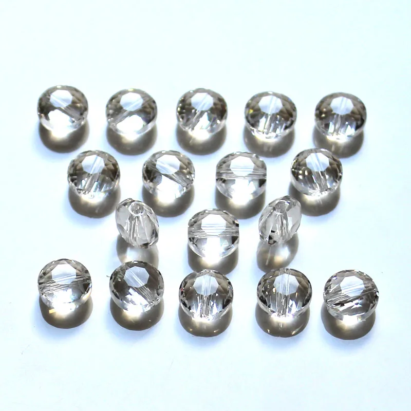 StreBelle 8mm 100pcs Round Facet Shining Crystal Glass Beads For Handmade DIY Fashion Jewelry Making Wholesale | Украшения и