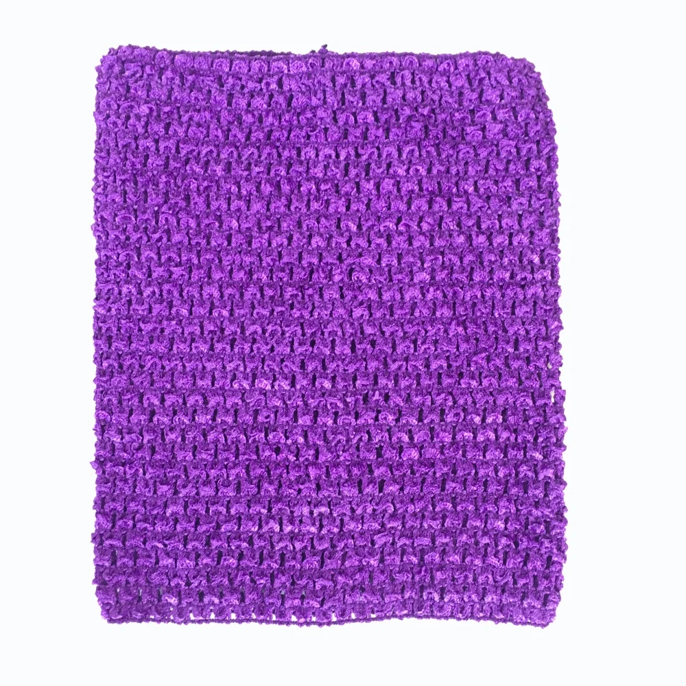 

Baby 9inch Crochet Tube Top Infant 23*20cm Waffle String Elastic Corset Wrapped Chest Tops Tees Girls Hair bow Accessory 40pcs