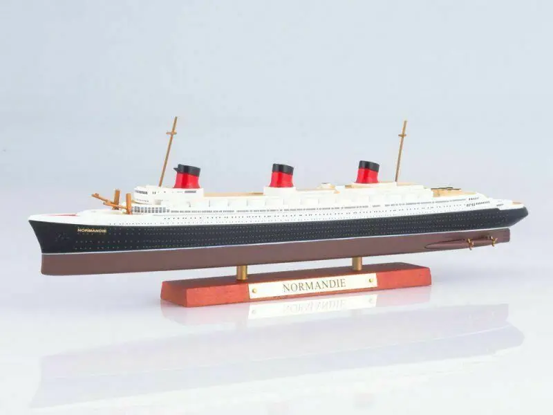 ATLAS 1/1250 литья под давлением Normandie круизного судна лодки лодка модель