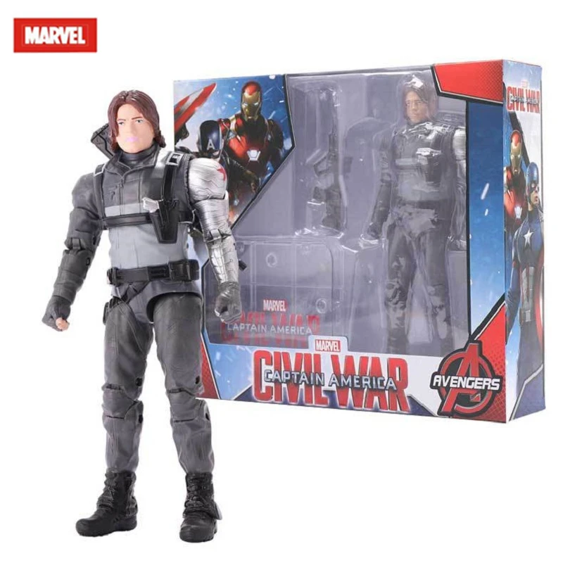 Фигурка героя Marvel зимний солдат модель Мстители в коробке коллекционная игрушка