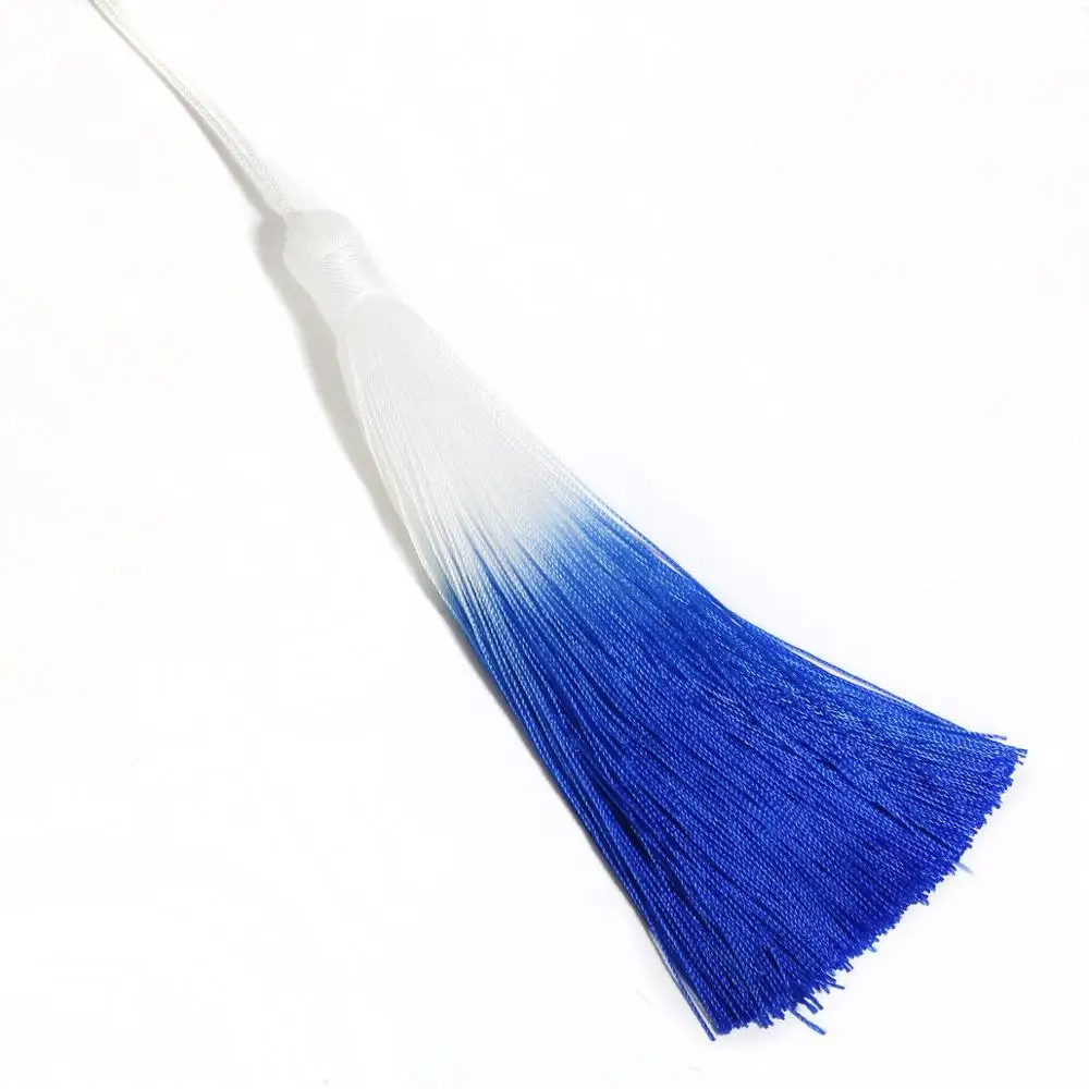 Royal Blue 1 шт. 130 мм декоративная шелковая кисточка кружевная отделка хлопок тканевая лента бахрома падение Honme Украшение DIY Швейные шторы аксессуары - Цвет: Royal Blue