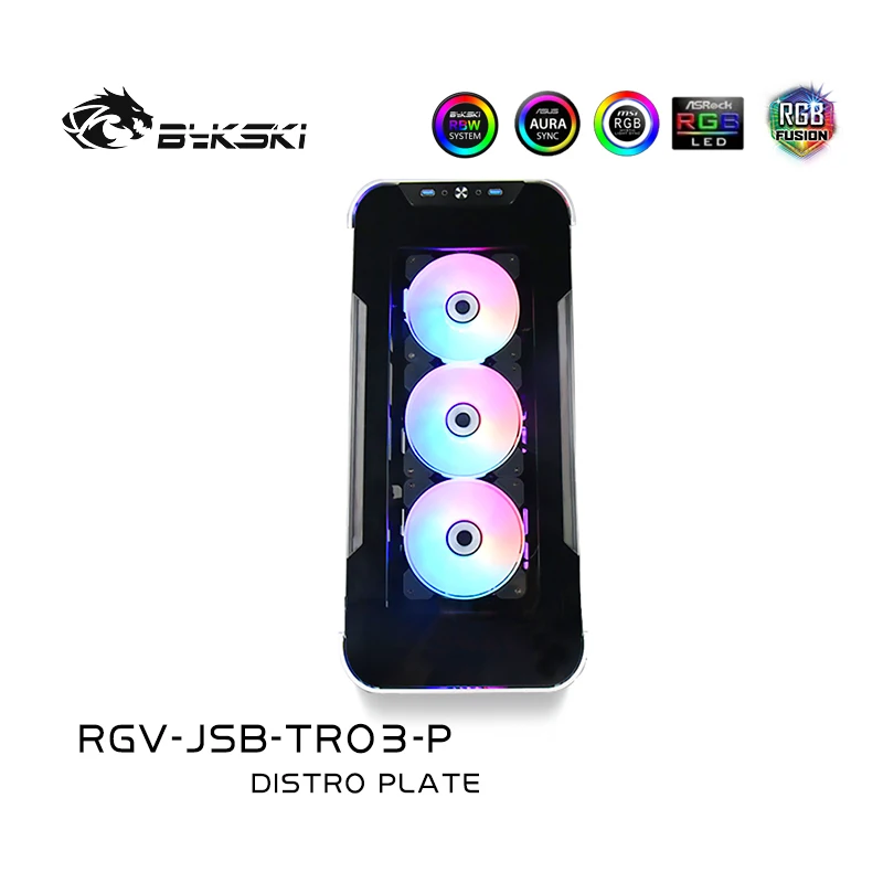 Preise Bykski Distro Platte Für JONSBO TR03 Fall, 360 Kühler Wasser Kühlung Schleife Lösung, 12V/5V RGB SYNC, RGV-JSB-TR03-P