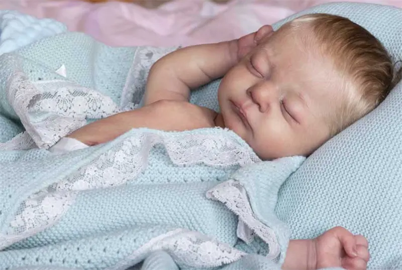 

19inch Reborn Doll Kit Kai Reborn Kit Unpainted Lifelike Soft Touch Fresh Color Reborn Doll Kit Blank