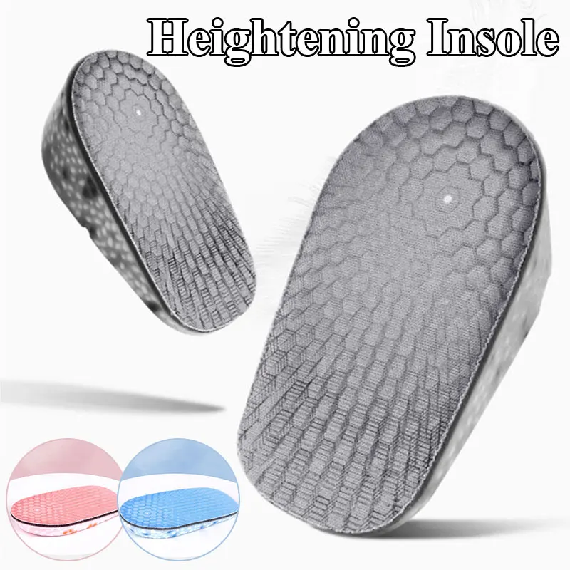 

Popcorn Heightening Insole Light Weight Soft Half Pad Breathable Shock Absorption for Women Shoes Pads Height Increase Insoles