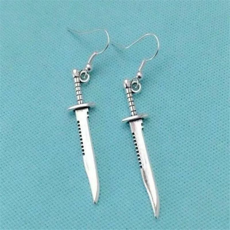 MonIdeal Ретро кинжал Висячие серьги для женщин капли в стиле &quotпанк&quot DIY ювелирные