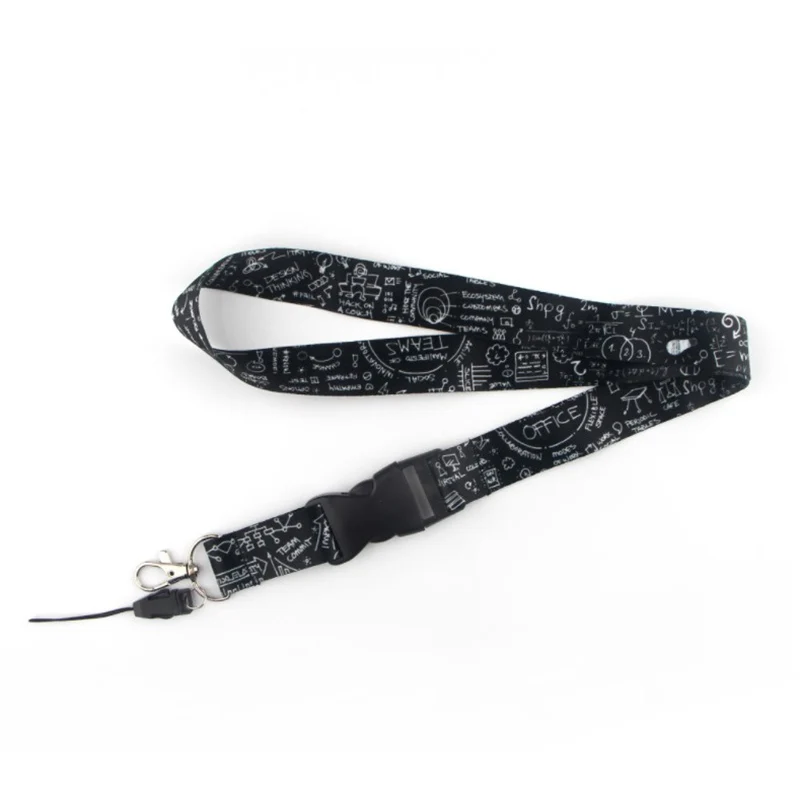 Medical Equation Neck Strap Lanyards ID badge card holder keychain Mobile Phone Gift Ribbon webbing necklace Couple Gifts | Мобильные