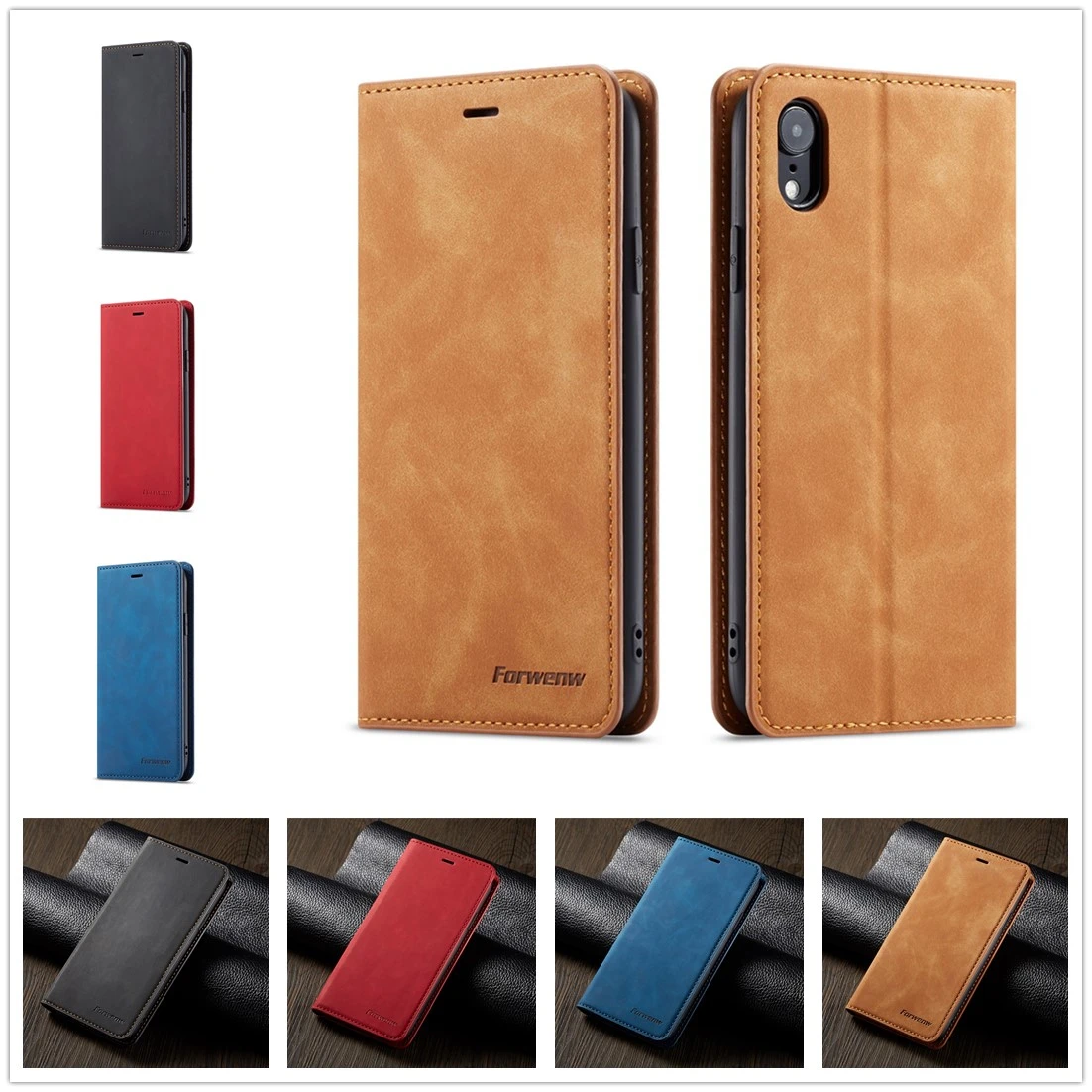 Чехол с откидной крышкой для iPhone 6 6S Plus 7 8 X XS max XR SE 5 5S кожаный чехол телефона