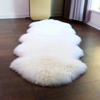 100 real australian sheepskin rug long wool fur blanket white lambskin carpet throw bedroom windows pad blanket sofa carpets