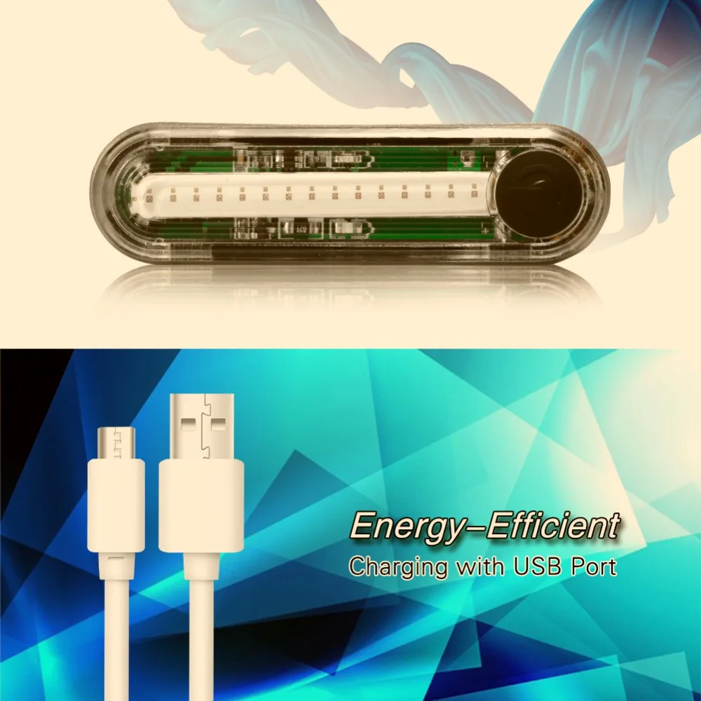 Dstyles USB Перезаряжаемый водонепроницаемый высокоинтенсивный задний светодиодный светильник велосипедный задний светильник