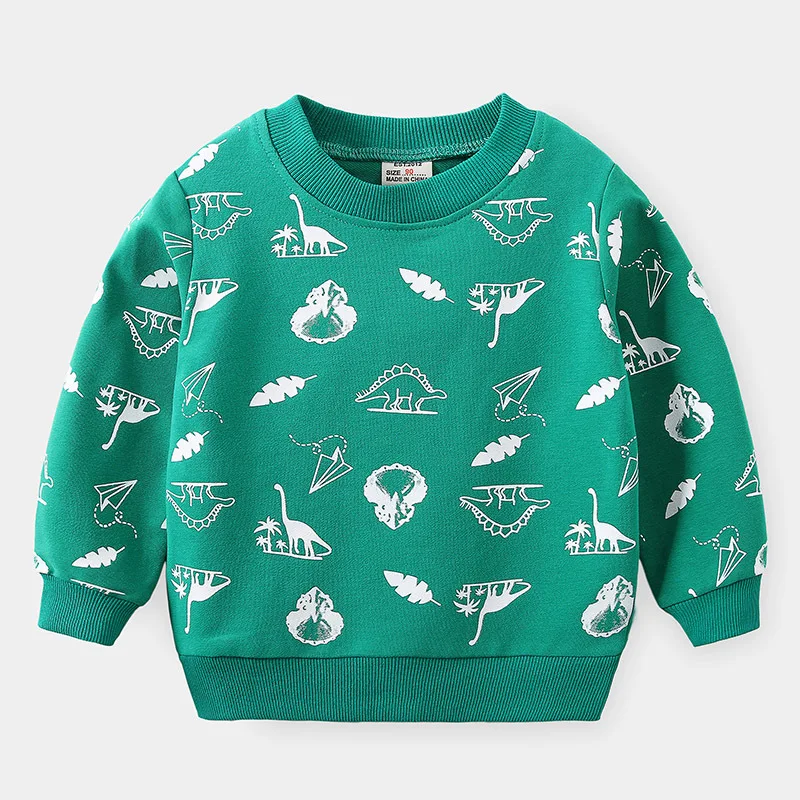 

Handsome new style boys sweater casual tops fashion children's long-sleeved Korean cartoon pullover