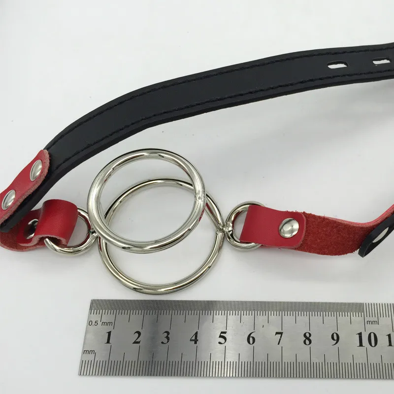 Sex Toys PU Leather Band Open Mouth Gag O 2 Ring for Women Bite Stuffed Adult Games Products | Красота и здоровье