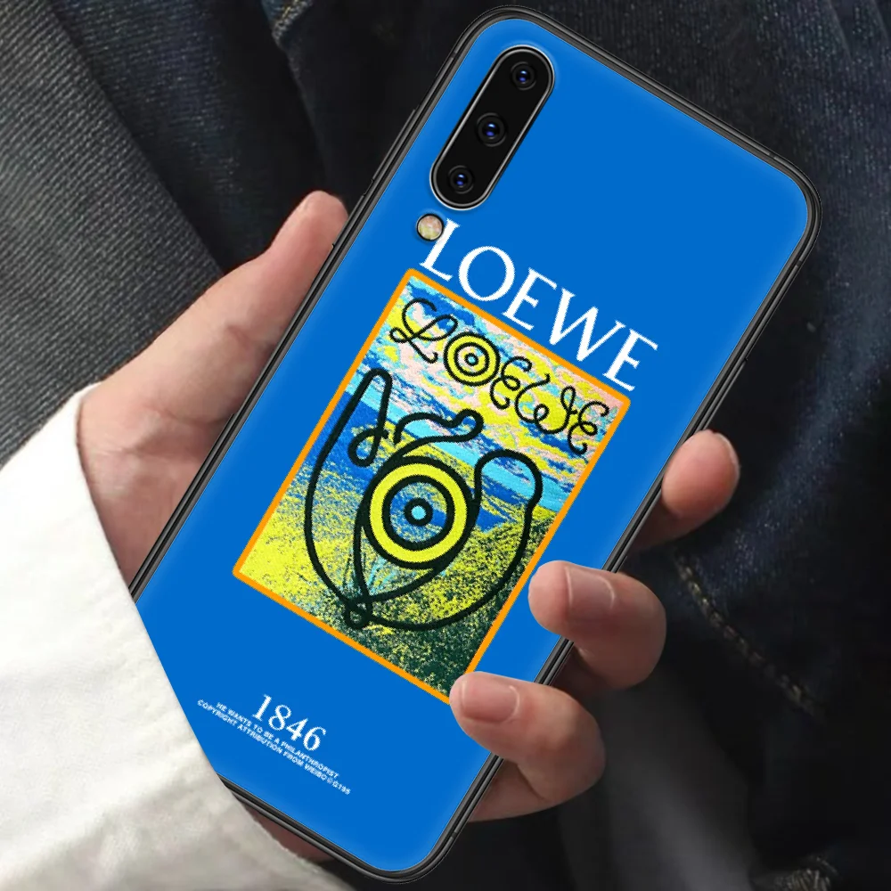 

Spanish Luxury Brand Phone Case For Samsung Galaxy A10 A20 A30 E A40 A50 A51 A70 A71 A J 5 6 7 8 2016 2017 2018 black Shell