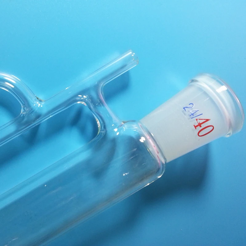 24/40 Lab Medical Glass Essential Oil Water Distillation Bottle Tube Receiver Separator Distiller with PTEF Stopcock | Красота и