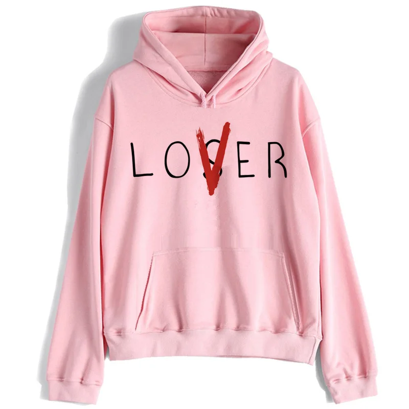 Pennywise это фильм для мужчин/женщин забавные harajuku толстовки ulzzang Loser Lover негабаритных толстовка уличная Мужская 90s Tumblr - Цвет: 1765