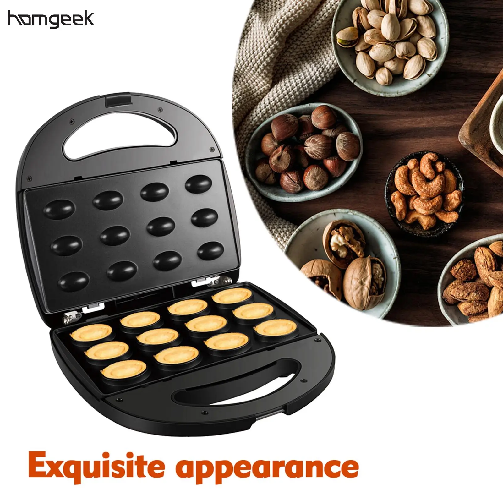 Электрическая мини-машина для выпечки тортов грецкий орех |