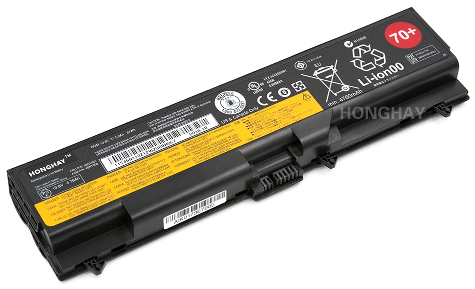 70+ Аккумулятор для ноутбука LENOVO ThinkPad T430 T430i T530 T530i L430 L530 W530 45n1000 E40 E420 SL410 SL510 T410 L520