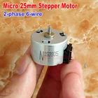 Микро Мини 25 мм шаговый двигатель Minebea N150805 DC 24V 2-фазный 6 проводов Магнитный съемник для жестких бирок для электронного отслеживания товара 18 градусов шаговый двигатель