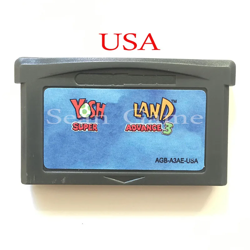 32 бит США видео игровая карта-картридж Yosh Land M Advance 3 версия | Электроника